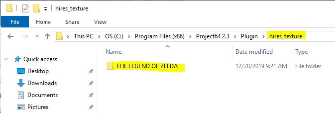Zelda OOT - Hi-Res Textures Community Error · Issue #139 ·  libretro/mupen64plus-libretro-nx · GitHub